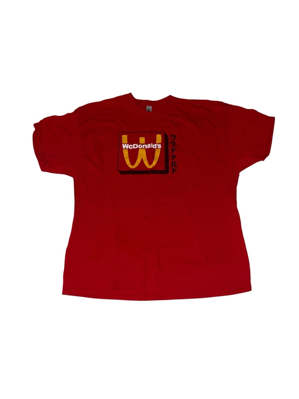McDonald's Red Graphic Logo Tee Anime Tshirt